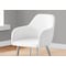 Monarch Specialties Dining Chair, Set Of 2, Side, Upholstered, Kitchen, Dining Room, Pu Leather Look, White, Chrome I 1190 - alternate 4